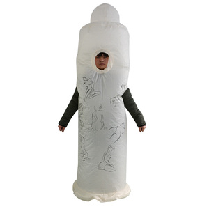 Fun Adult Inflatable Condom Suit <strong>Happy</strong> Blow-up Game <strong>Cloth</strong> for Parties Party Decorations - Product Image 1
