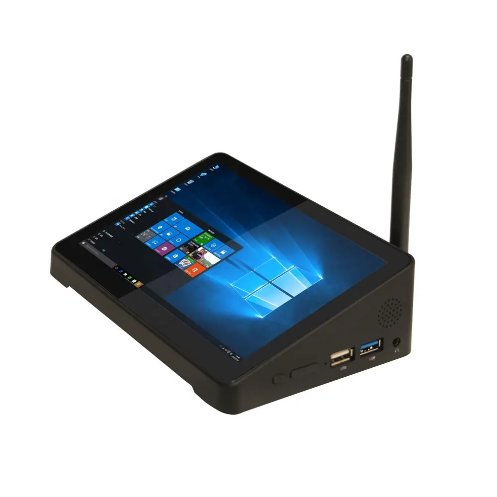 Windows10 데스크탑 태블릿 PC 7 인치 터치 스크린 아톰 Z3735F 쿼드 코어 미니 PC 스마트 TV 박스
