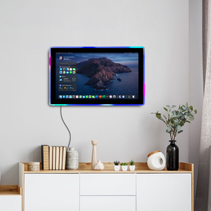 Monitor Industrial IPS de 24-27 pulgadas, pantalla táctil capacitiva de alta visibilidad, LED, montaje en pared, reemplazo de computadora de escritorio todo en uno