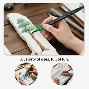 Maxwri renk sihirli tasarımcı marka alkol bazlı sanat renkleri boya ve kutu işaretleyici kalem çift nokta ucu Set bir takım ambalaj - Product Image 6