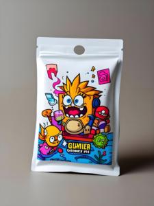 定制设计游戏卡塑料包装袋热封箔金属化层压袋交易卡