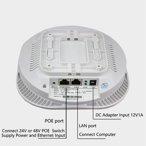 OEM 300Mbps High Power 12/24/48V POE Trần Gắn Kết Điểm Truy Cập Không Dây 2.4G 300Mbps Router Không Dây Trần AP Điểm Truy Cập - Product Image 3