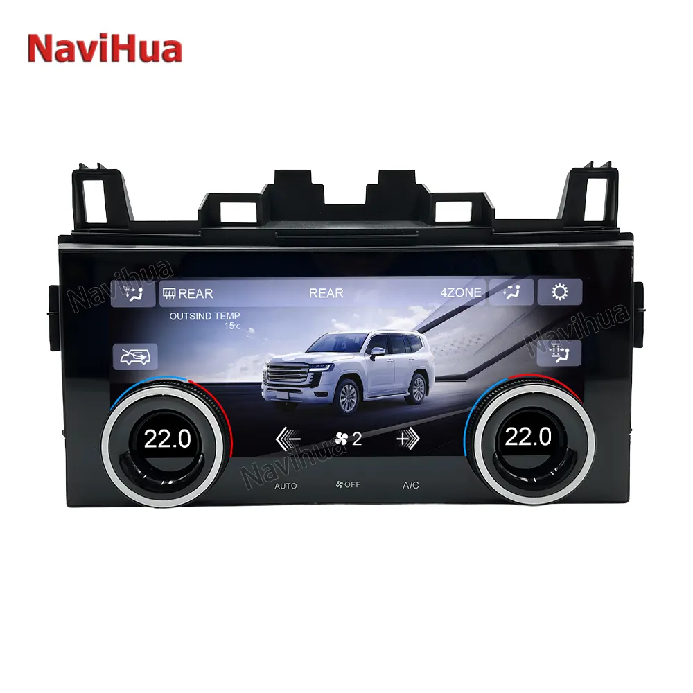 NaviHua nuovo arrivo 7 ''pannello LCD aria condizionata climatizzatore AC Touch Screen auto Upgrade per Land Cruiser LC200 2008-2015