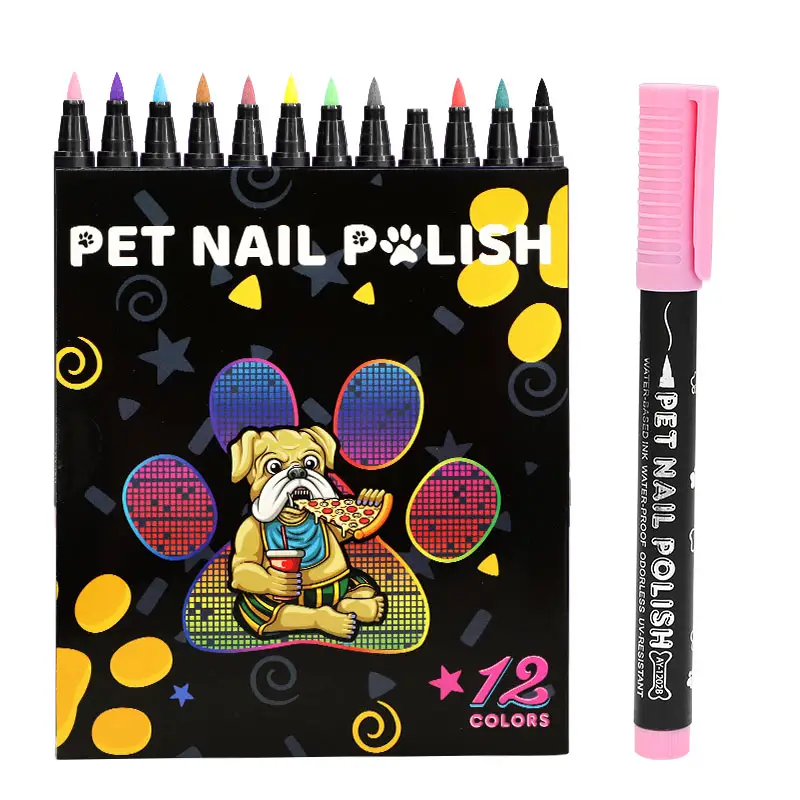 Tốt Nhất Bán Pet Chải Chuốt Công Cụ Nail Polish Bút Pet Cung Cấp Bán Buôn Móng Tay Nghệ Thuật Bút Pet Chải Chuốt Móng Tay Bút