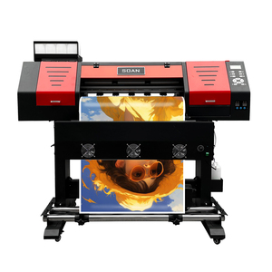 멀티 사이즈 비닐 인쇄기 70cm1.3m 1.6m 1.8m 3.2m 대형 와이드 포맷 I3200/XP600 프린트 헤드 에코 솔벤트 프린터 기계 - Product Image 1