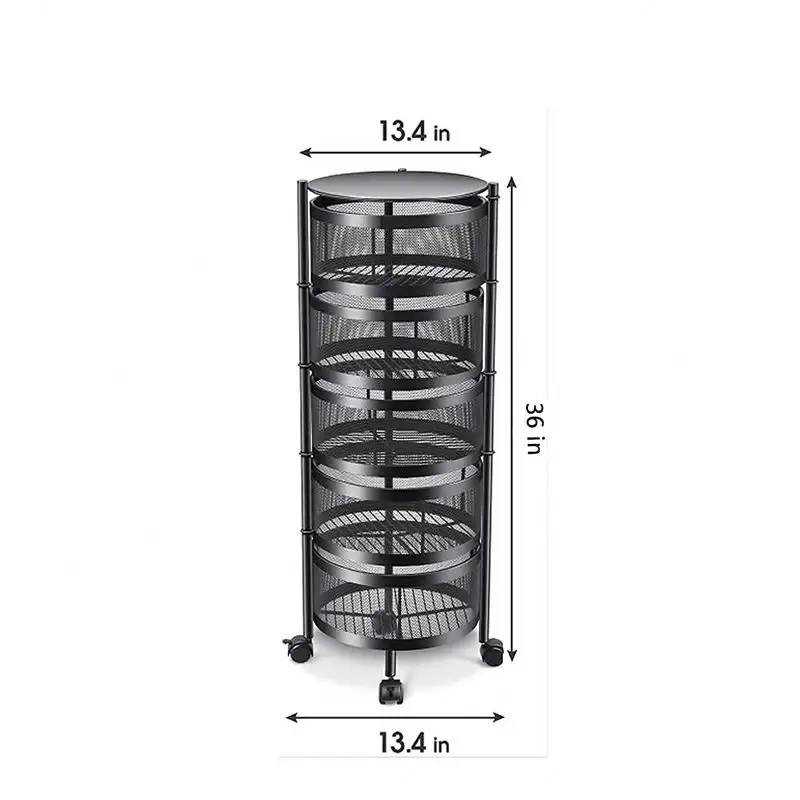 New Design Kitchen Cast Iron Multi-layer Storage Holders, Kitchen Storage Vegetable Rack Storage Shelf