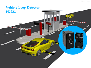 PD132 220V Sistema de control de acceso de estacionamiento de automóviles Detector de bucle de inducción biométrica Vehículo - Product Image 6