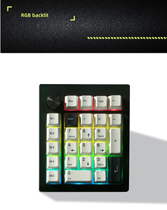 Zuoya GMK26 Mini teclado numérico inalámbrico Teclado pequeño RGB intercambiable en caliente con perillas compatibles con QMK/VIA - Product Image 3