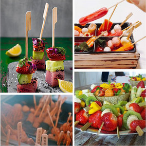 Que tre 6 inch dùng cho cocktail, 100 que xiên thịt xiên nướng, que xiên dẹt rộng dùng cho nướng BBQ, đồ khai vị - Product Image 3