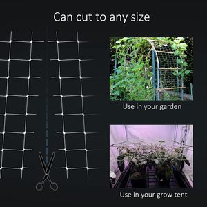 Heavy Duty Polypropylene <strong>Trellis</strong> <strong>Netting</strong> Roll 6.5'x328' Plastic Plant <strong>Trellis</strong> Net for Climbing Plants