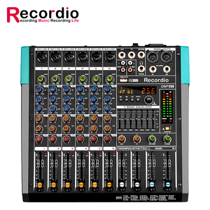 GAX-PA6 <strong>6</strong>-Channel Blueteeth Studio <strong>Audio</strong> Mixer DJ Sound Controller <strong>Interface</strong> USB Drive for PC Recording <strong>Input</strong> XLR Micr Jack - Product Image 1
