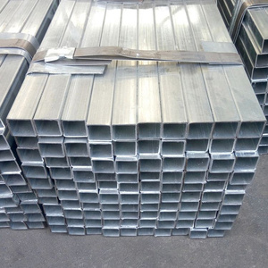 镀锌方钢管价格冷轧Ms镀锌炭黑矩形空心金属钢管 - Product Image 1