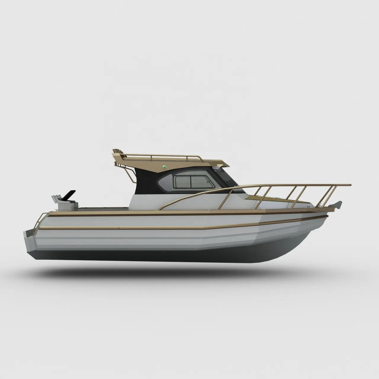 Allsea 7.5m 25ft alluminio alluminio barca da pesca piacere barca per il tempo libero yacht barca in vendita