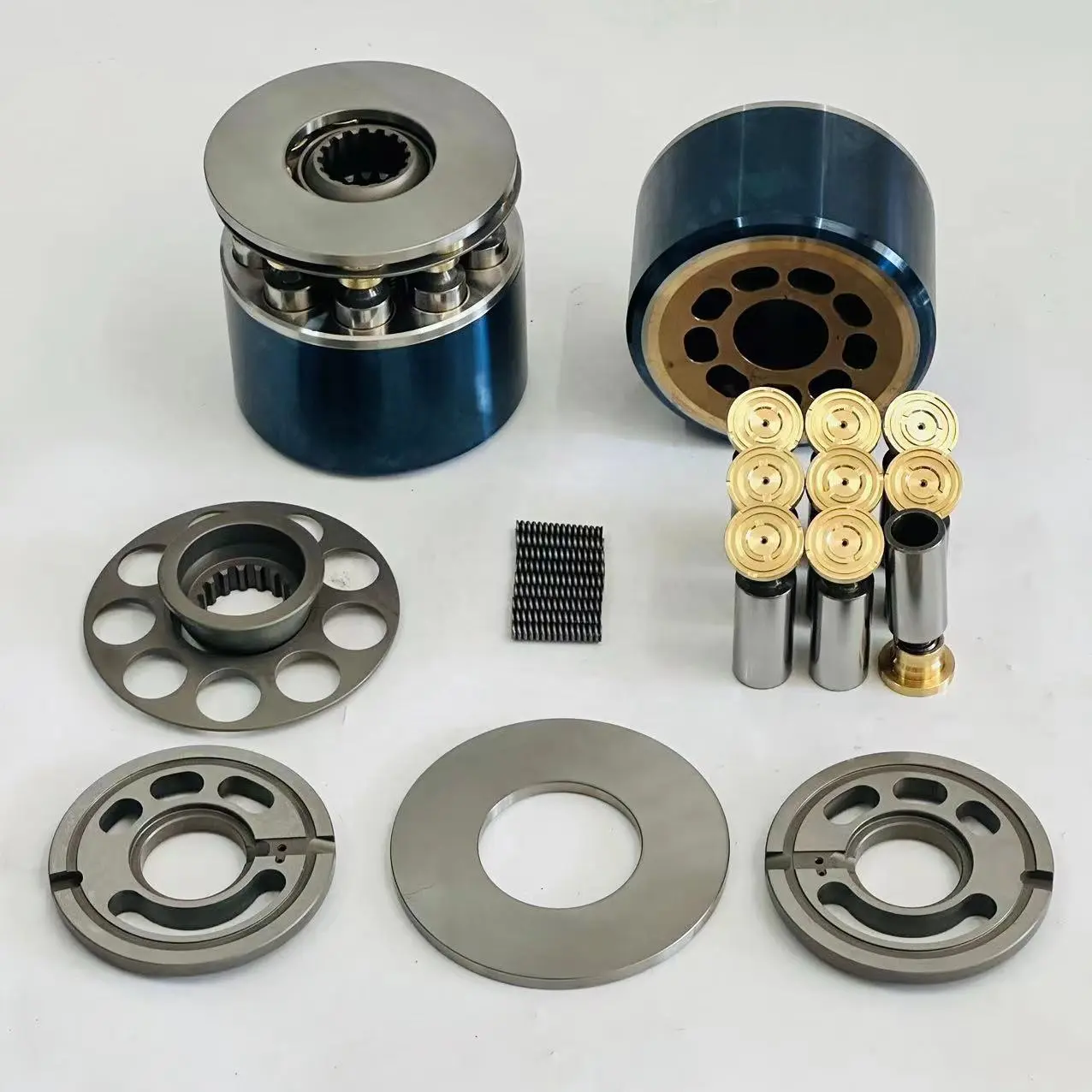K5V200 hydraulic pump spare parts, piston shoe plate /cylinder block /swash plate/nine hole /spring /guide ball