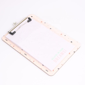 <strong>Custom</strong> Made <strong>Notepad</strong> with Metal Memo Pad Paper Clip Board Bloco De Papel Com Prancheta - Product Image 5