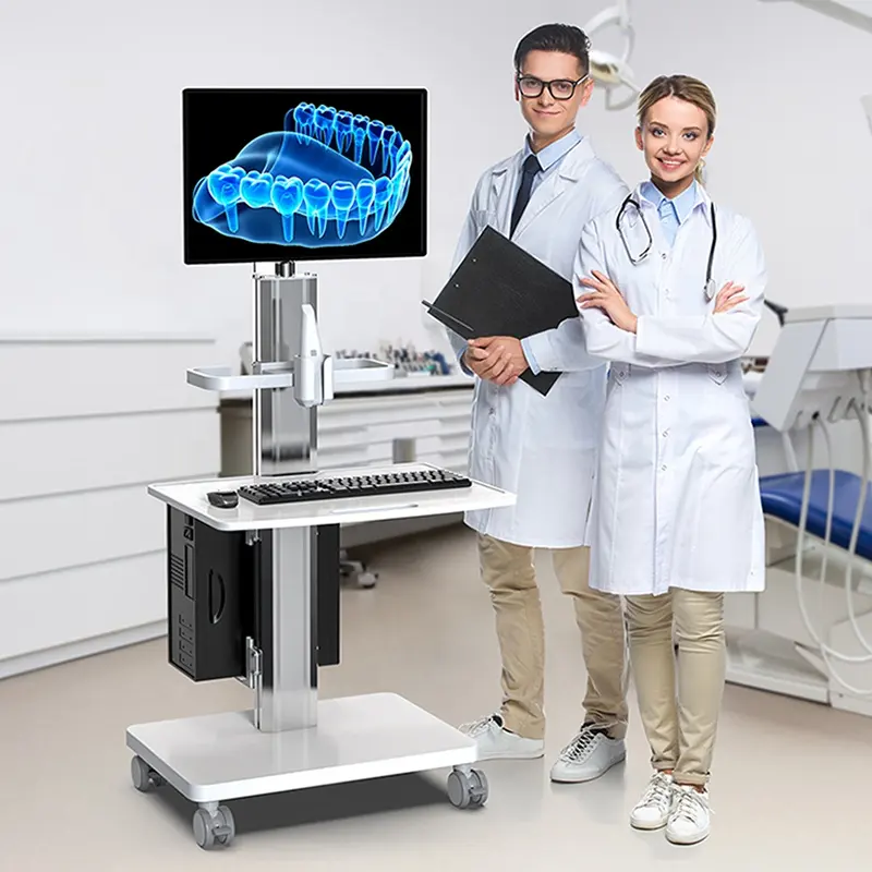 Hot Selling digitale Dental Chairs ide Lösung High-End schöne Intra oral Scanner Trolley Dental Cart für Intra oral Scanner