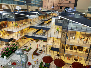 Modelo físico de la torre comercial utilizada por los diseñadores arquitectónicos para construir modelos físicos - Product Image 2