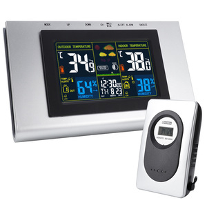 Forecast Weather Station With Remote Sensor Wireless Thermometer <strong>Hygrometer</strong> Digital Colorful Screen Simple Color <strong>Cheap</strong> Micro - Product Image 2