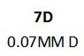 7D 0.07MM D