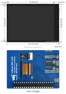 2.8 pollici 262K completamente legato schermo a colori modulo LCD 480X640 Pixel DPI comunicazione 2.8 pollici Display Lcd - Product Image 6