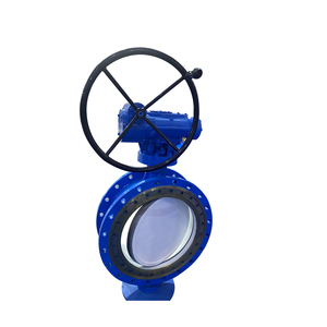 D343w Hướng dẫn sử dụng điện ba Lập Dị con dấu kim loại bướm van quay đĩa Worm Gear van cho nước phương tiện truyền thông - Product Image 4