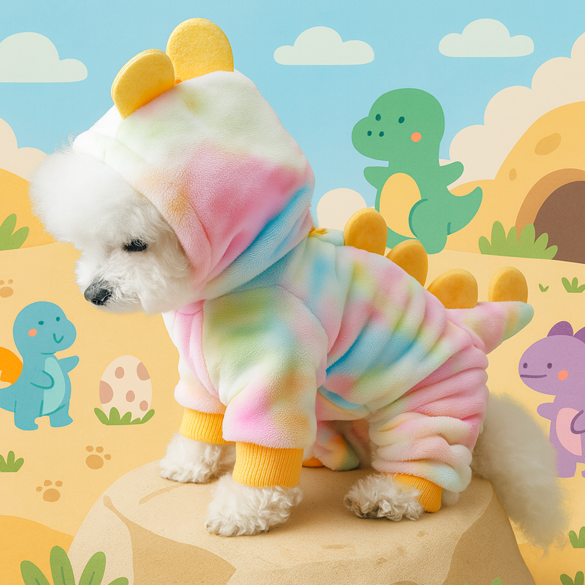 Happy Yellow - Costume Trasformazione Drago Colorato