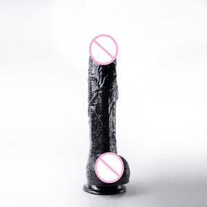 女性用9インチビッグPVCフレキシブルソフトディルド現実的な女性用大人用おもちゃ - Product Image 3