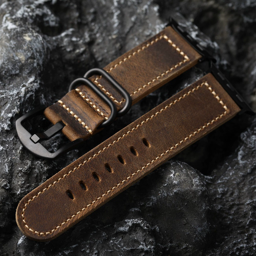 Fibbia marrone nero