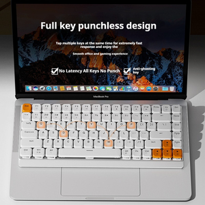 Eweadn Mk84 Rgb Achtergrondverlichting Mechanisch Gaming Toetsenbord Hoge Kwaliteit Lichtgewicht Draagbare Usb-Interface Projectiestijl Voor Laptop - Product Image 2