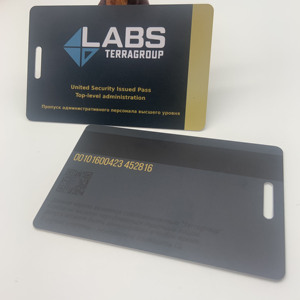 Fabrika özel Premium çift taraflı baskı polikarbonat PVC kimlik VIP rozet geçiş kartı hükümet için - Product Image 4
