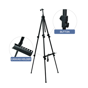 Chất Lượng Cao Ngoài Trời Xách Tay Có Thể Điều Chỉnh Nghệ Sĩ Kim Loại Nhôm <span class=keywords><strong>Tripod</strong></span> Phác Thảo Giá Vẽ - Product Image 3