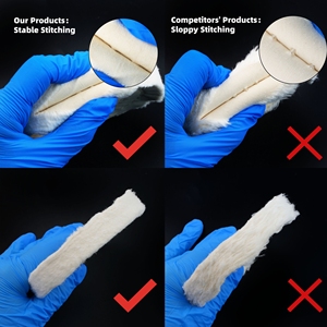 แผ่นขัดผ้าฝ้ายหยาบสีขาวสำหรับขัด150กรวดทรายทองเครื่องประดับเครื่องมือทำฟันไม้โลหะขนาดกลาง - Product Image 2