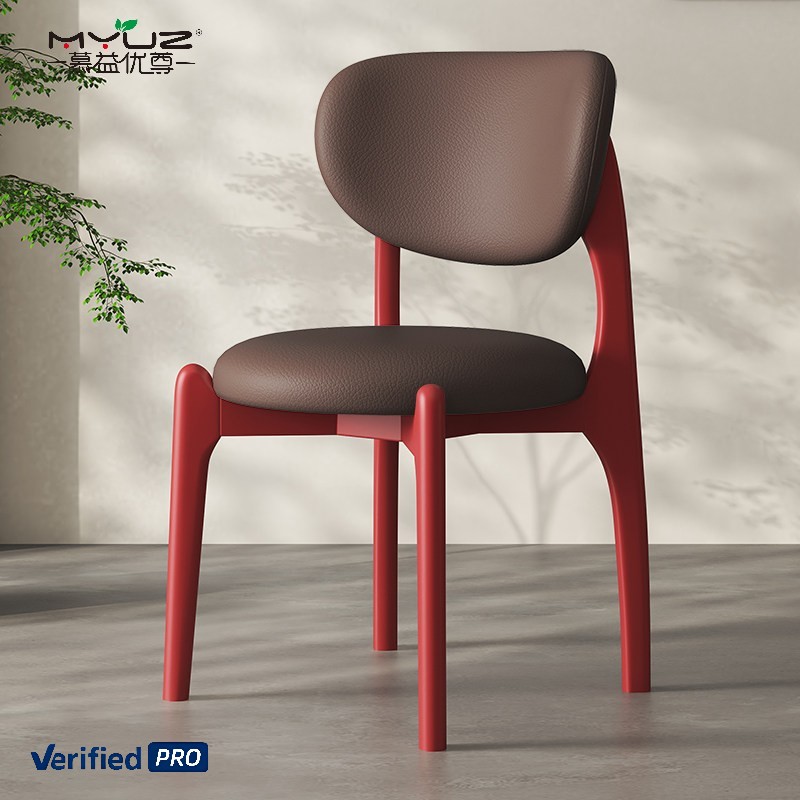 Red + Coffee Leather