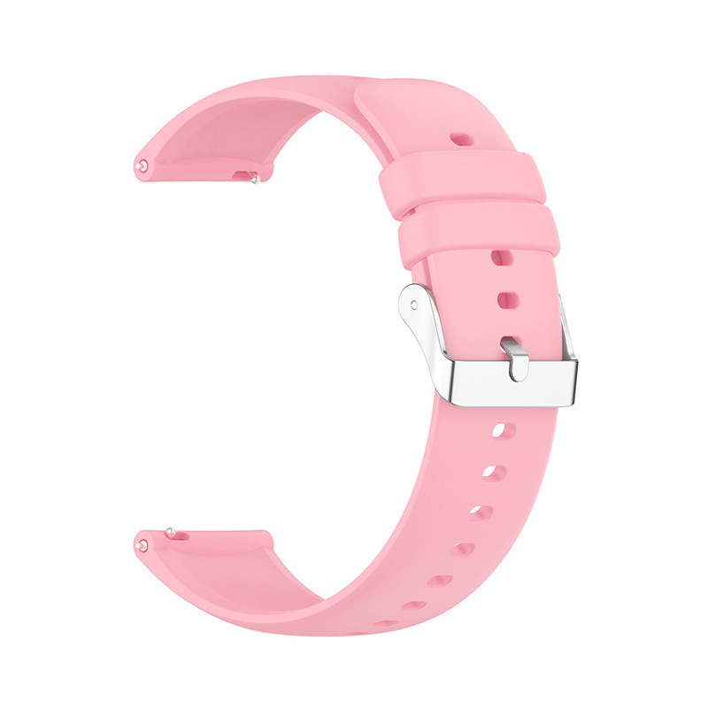 Bracelet C7 rose-boucle argentée