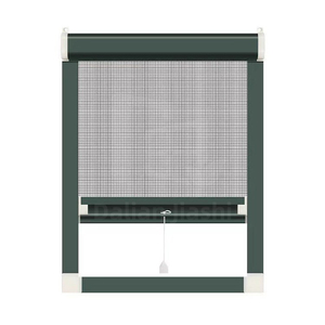 Telaio in alluminio schermato maglie finestre Anti-zanzara insetto verso il basso finestre scorrevoli zanzariera retrattile zanzariera - Product Image 1