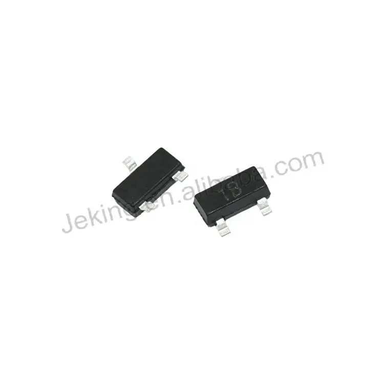 Jeking Bipolar (BJT) Transistor NPN 65 V 100 mA 300MHz 350 mW Montaje en superficie SOT-23-3 BC846B