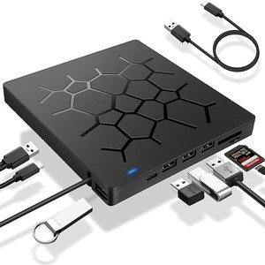 多功能12.7mm 7 In1 dvd-rw支持Windows XP/Vista /7 /8.1/10 Linux Mac OS系统的原始设备制造商计算机光盘VCD播放器 - Product Image 1