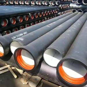 <strong>Ductile</strong> Iron Water <strong>Pipeline</strong> ISO 2531 DCI Pipe <strong>K7</strong> K9 100mm 500mm Pn 6 <strong>Ductile</strong> Iron Pipe Class K9 Per Met Pipes Manufacturer - Product Image 3
