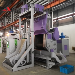 CE Certified Forging Casting Parts Cleaning Q32 Series Rubber Belt Track Crawler Shot Blasting Peening <strong>Machine</strong> Manufacturer