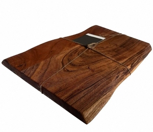 Thớt gỗ tự nhiên thân thiện với môi trường cắt gỗ khối hình dạng bất thường phô mai bánh mì nhà bếp - Product Image 4