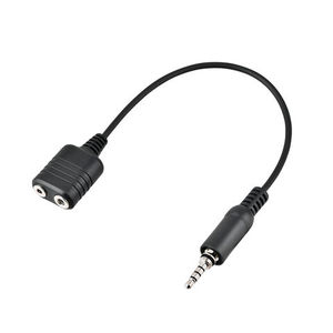VERTEX/YAESU VX-7R转换为Kenwood宝丰2针连接器电缆的双向无线电耳机适配器 - Product Image 3