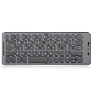 Hot Selling New-Cross-Border Compatible 87 Keys Two-Fold for Bluetooth Virtual <strong>Keyboard</strong> for Mobile Phones Tablets <strong>Notebooks</strong> - Product Image 5