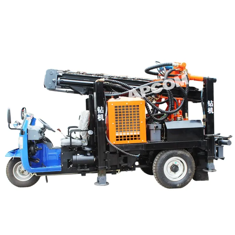 100m cheap water well drilling machine 200m cheap truck mounted water well drilling rig trailer Tractor water well drilling rig