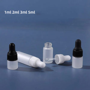 1ml 2ml 3ml <strong>5ml</strong> Clear Glass Vial PIPETTE <strong>Bottle</strong> Ear <strong>Drops</strong> Aromatherapy Black Cap Sample Vial Mini <strong>Empty</strong> Glass Dropper <strong>Bottle</strong> - Product Image 5
