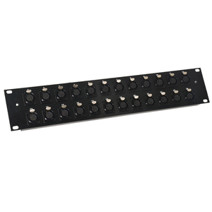 2U 24路3针插孔XLR趋势网24端口安全控制室配线架 - Product Image 6