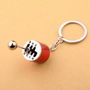 Fanhua Keychain Car Speed Gearbox Gear Head Keychain Manual Gear Box Shift <strong>Key</strong> Chain <strong>Six</strong> Speed Gear Box Keychain - Product Image 2