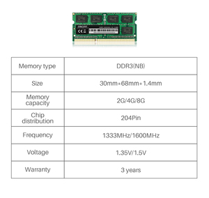 OSCOO RAM DDR3 8GB <strong>Memory</strong> 4GB Memoria Notebook <strong>Ddr</strong> 1333MHz 1600MHz So-dimm Ddr3 8gb <strong>Memory</strong> for Motherboard RAMs <strong>DDR</strong>