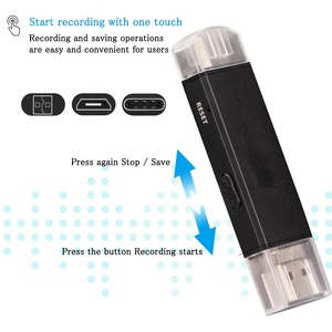 3 in 1 Muti funzionale registratore vocale USB Flash Drive Mini OTG USB Stick Recorder