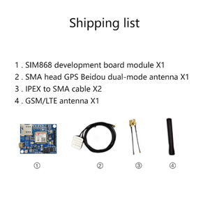 Placa de desarrollo de módulo SIM868 GSM/GPRS/BT/GPS - Product Image 3