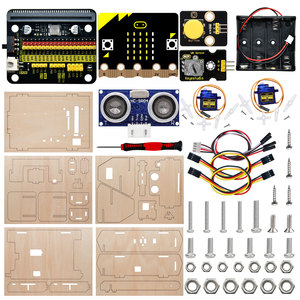 DIY Montage Holz Smart Lernspiel zeug STEM Programmier bares DIY Stone Thrower Learning Kit mit Micro bit Board für Micro bit - Product Image 2